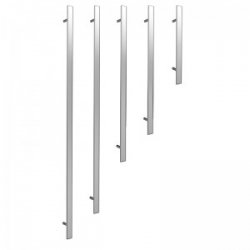 <strong>Rectangular keep INOX </strong> <br> (60 cm, 100 cm, 120 cm, 160 cm, 180 cm) Keep profile 40x20 mm When the button for opening the door from the inside is attached on the rectangular keep (on the side of the wing), it will be 30x30 mm profile keep Keeps may be provided polished (gloss)