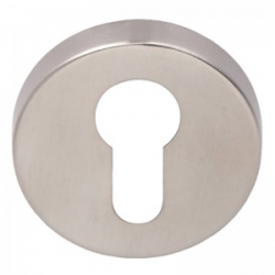 INOX round rosette for insert mounting
