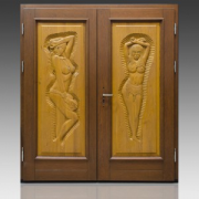 Traditional entry door non-standard design 2