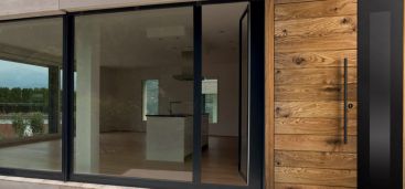 Szklane drzwi przesuwne