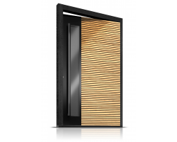 Drzwi na zawiasie PIVOT model L-2 | Drzwi na zawiasie PIVOT model C-1, Parmax® Wooden Doors: Exterior and interior